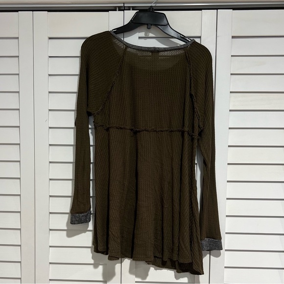Long sleeve, Slowey waffle tunic - Picture 4 of 6